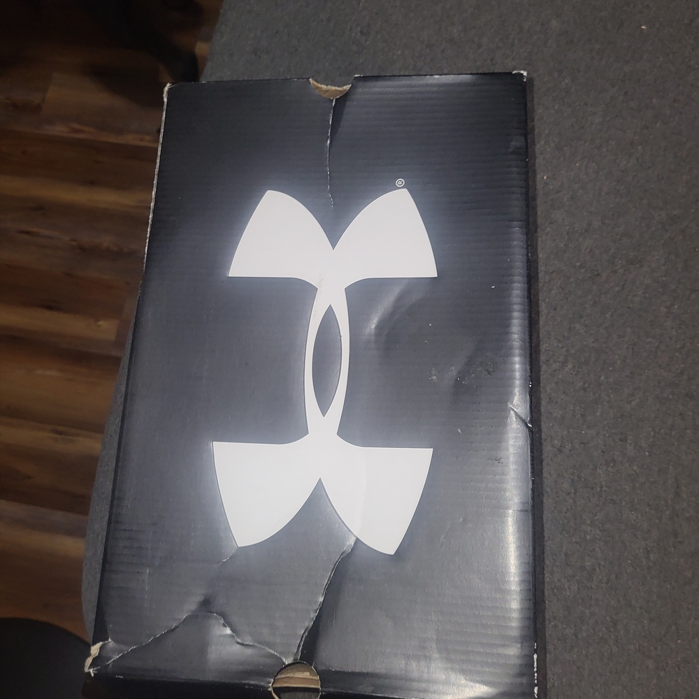 Under Armour Black and White Athletic Sneakers - Picture 2 of 8